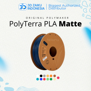Original PolyMaker PolyTerra PLA Matte Finish Doff 3D Printer Filament